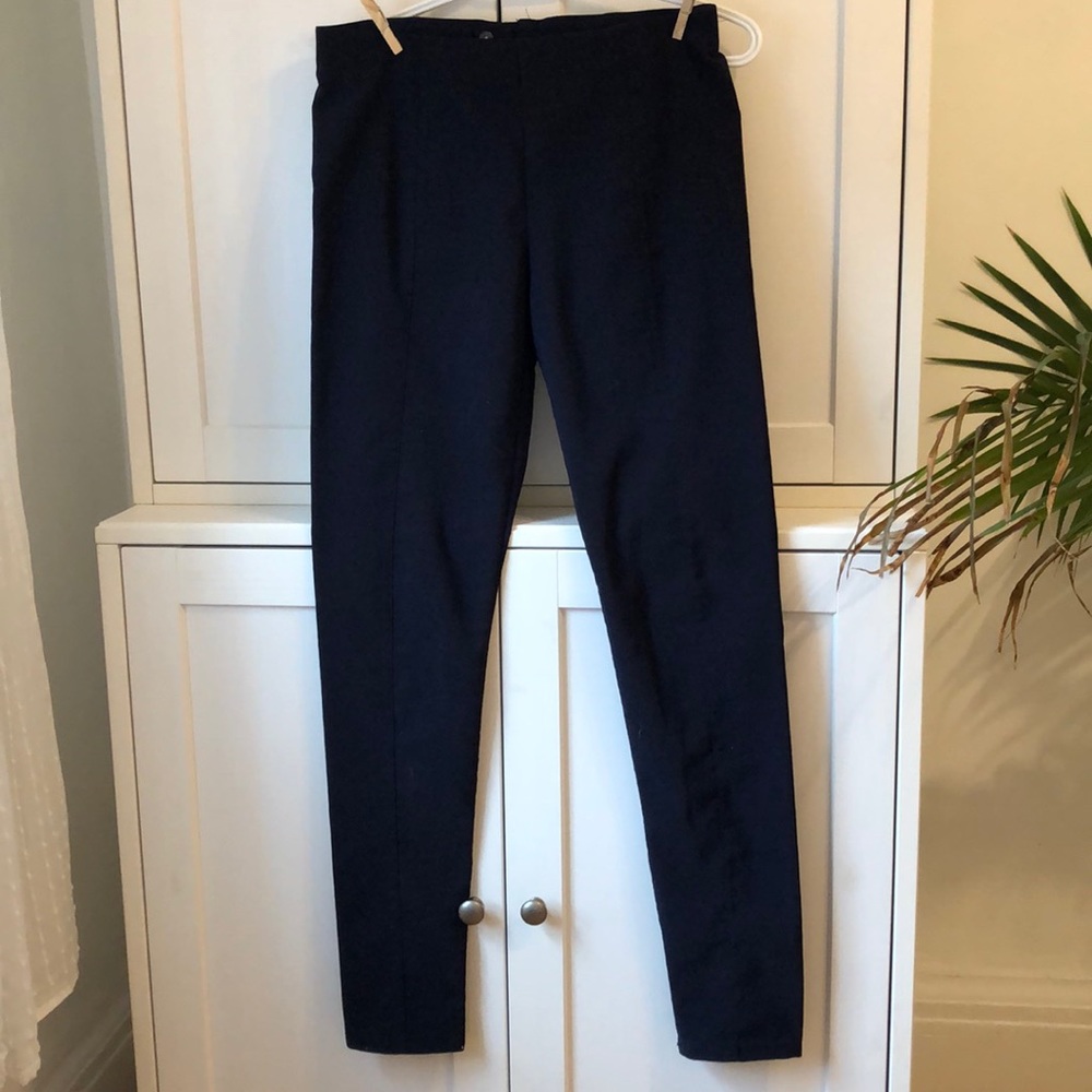 H&M fitted navy dress pants